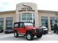 Portofino Red 1995 Land Rover Defender 90 Hardtop