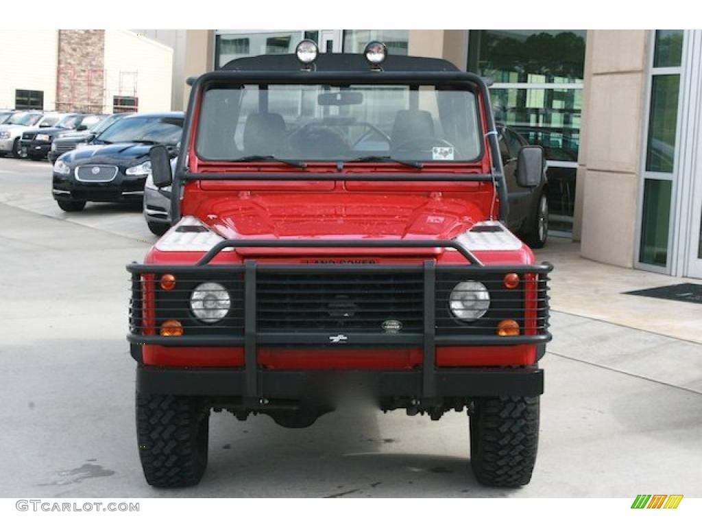 Portofino Red 1995 Land Rover Defender 90 Hardtop Exterior Photo #46706550