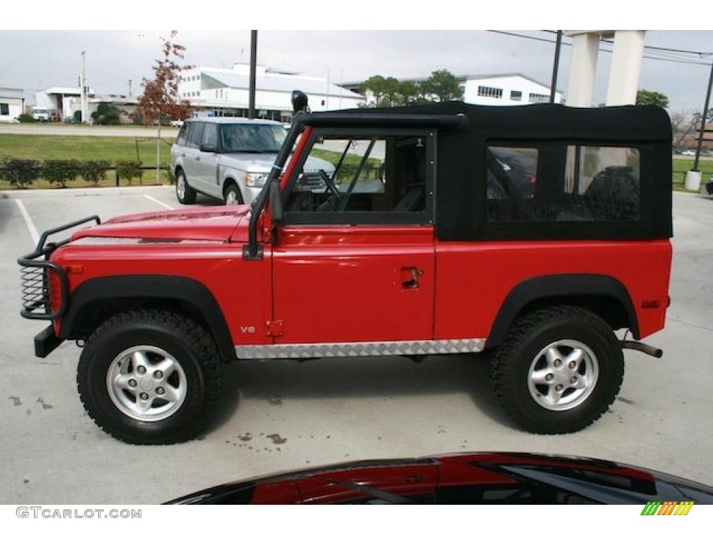 Portofino Red 1995 Land Rover Defender 90 Hardtop Exterior Photo #46706580
