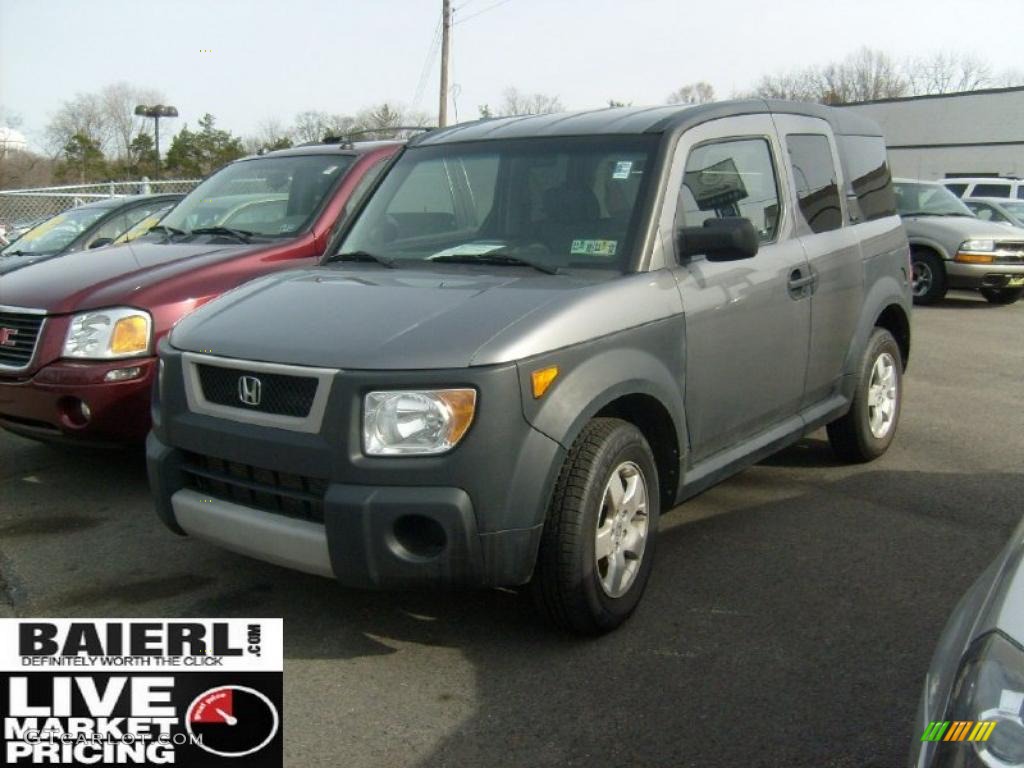 2005 Element EX AWD - Magnesium Metallic / Black/Gray photo #3