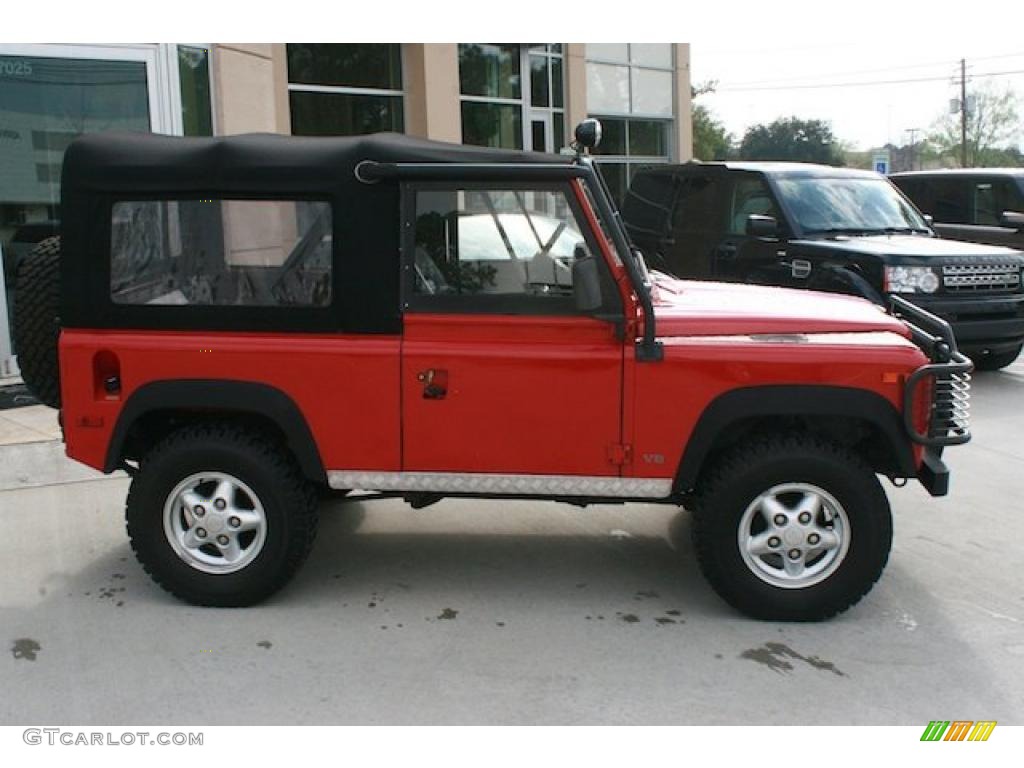 Portofino Red 1995 Land Rover Defender 90 Hardtop Exterior Photo #46706661