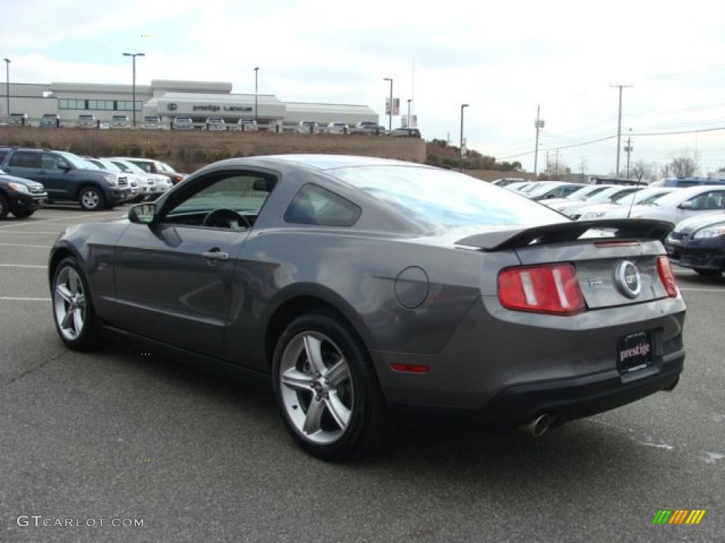 Sterling Grey Metallic 2010 Ford Mustang GT Premium Coupe Exterior Photo #46706778