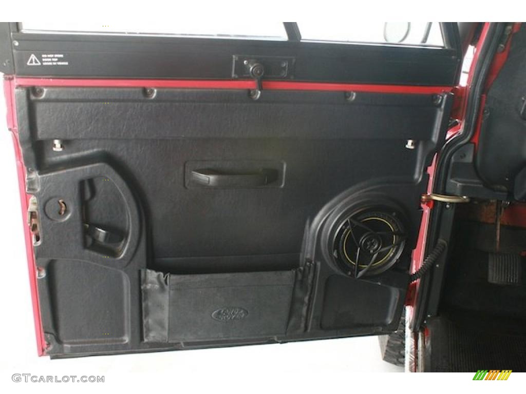 1995 Land Rover Defender 90 Hardtop Black Door Panel Photo #46706826