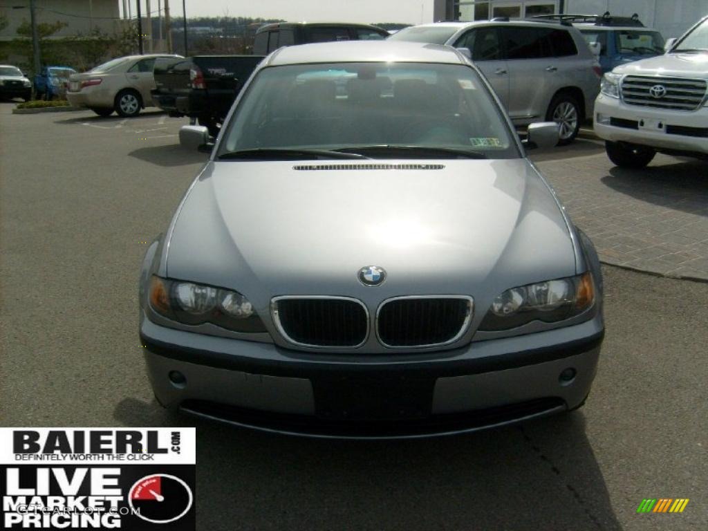 2004 3 Series 325xi Sedan - Silver Grey Metallic / Black photo #2