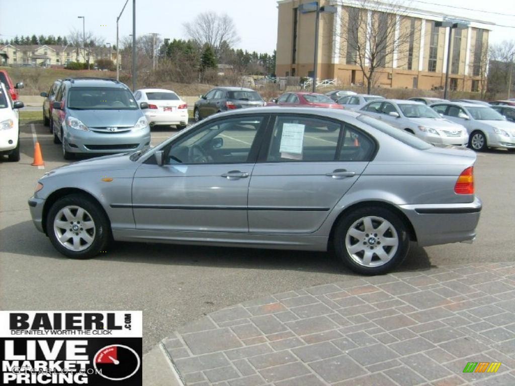 2004 3 Series 325xi Sedan - Silver Grey Metallic / Black photo #4