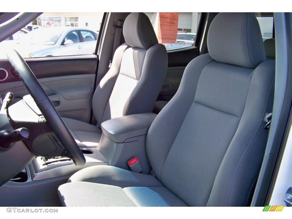 Graphite Gray Interior 2009 Toyota Tacoma V6 TRD Sport Double Cab 4x4 Photo #46708260
