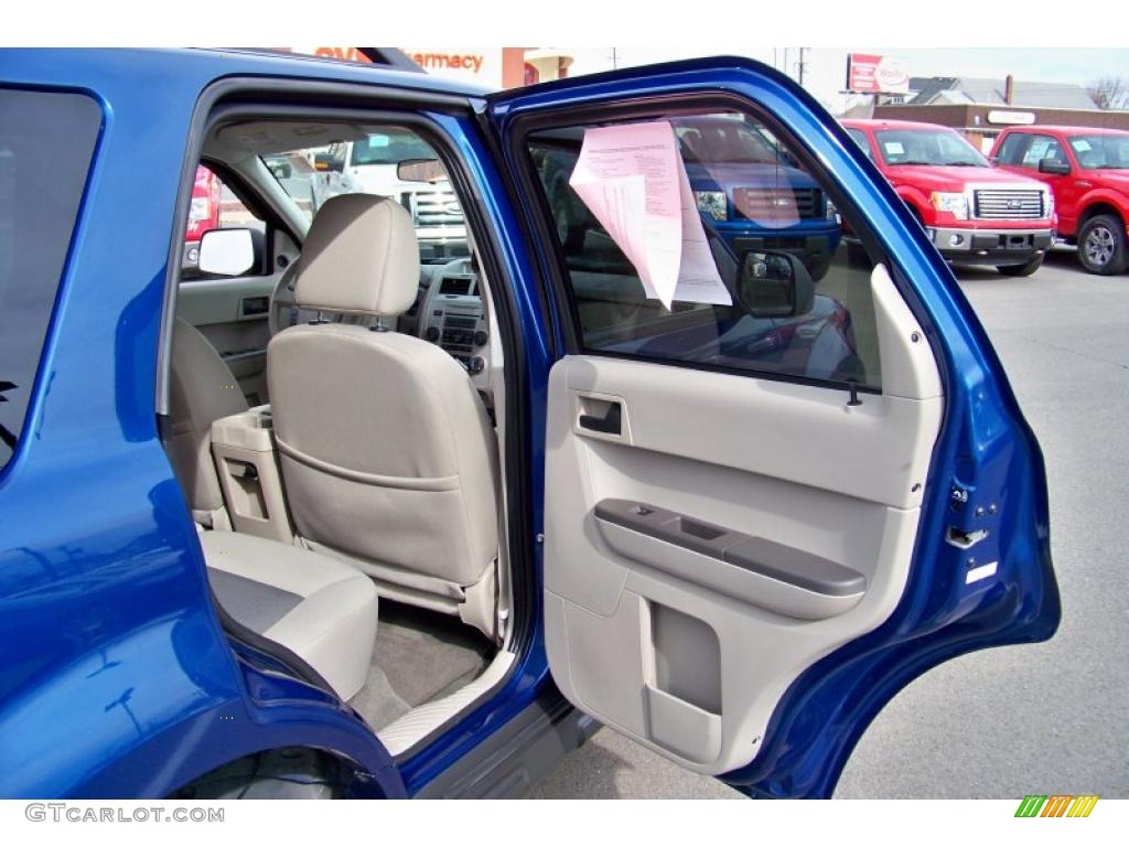 2008 Escape XLT 4WD - Vista Blue Metallic / Stone photo #16