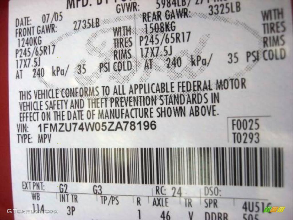 2005 Explorer Eddie Bauer 4x4 - Redfire Metallic / Medium Parchment photo #23