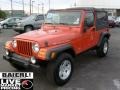 2006 Impact Orange Jeep Wrangler Unlimited Rubicon 4x4  photo #3