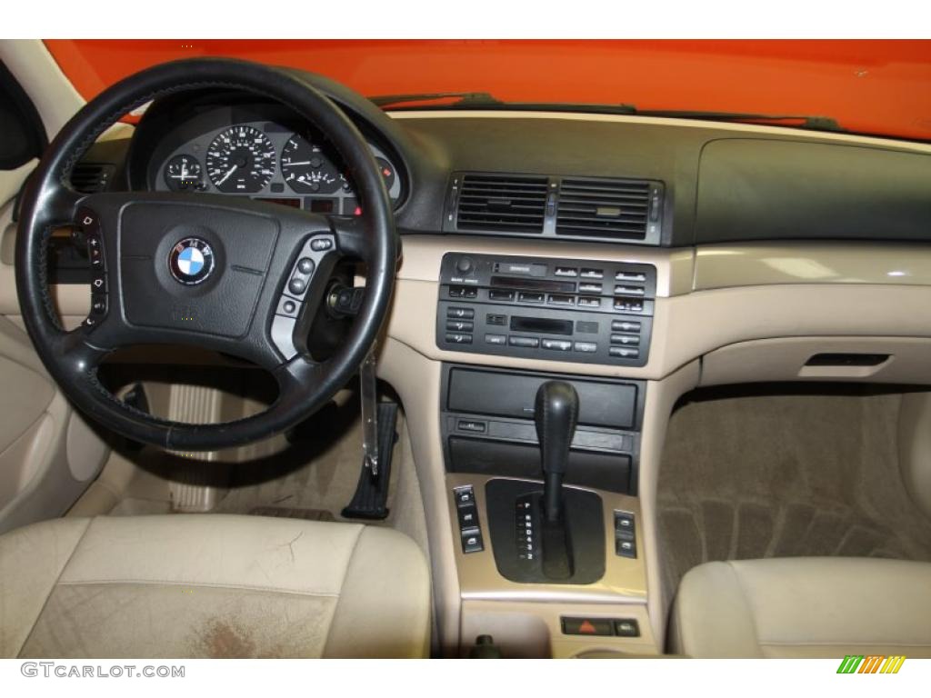 1999 BMW 3 Series 323i Sedan Sand Dashboard Photo #46710678