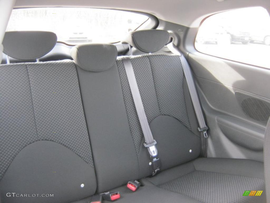 Black Interior 2011 Hyundai Accent GS 3 Door Photo #46710987