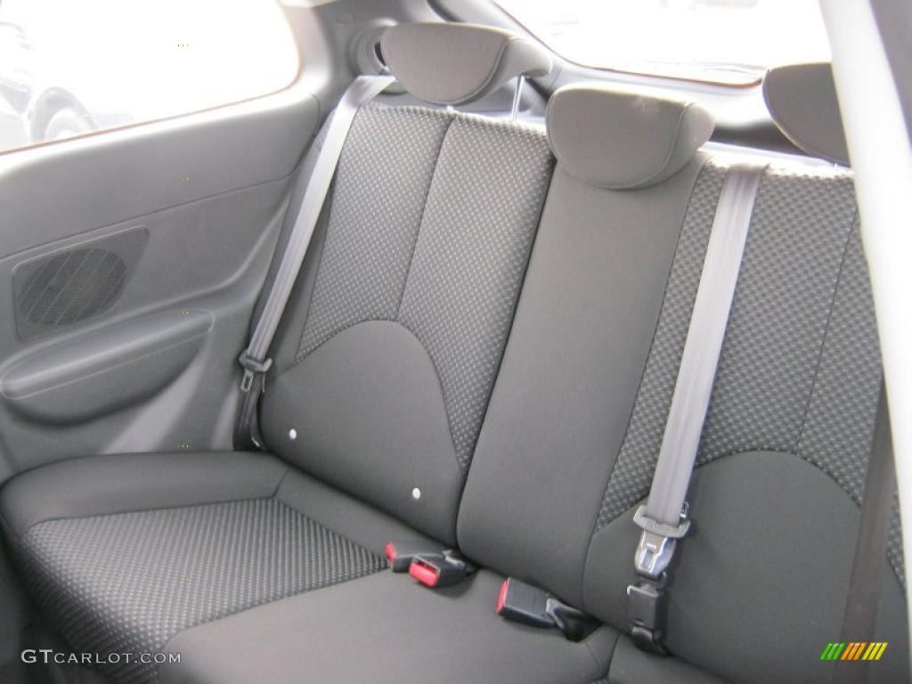 Black Interior 2011 Hyundai Accent GS 3 Door Photo #46711170