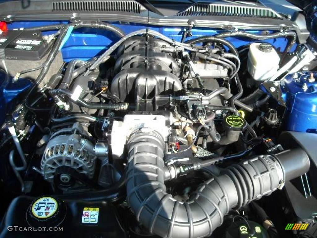 2006 Mustang V6 Deluxe Convertible - Vista Blue Metallic / Light Parchment photo #19