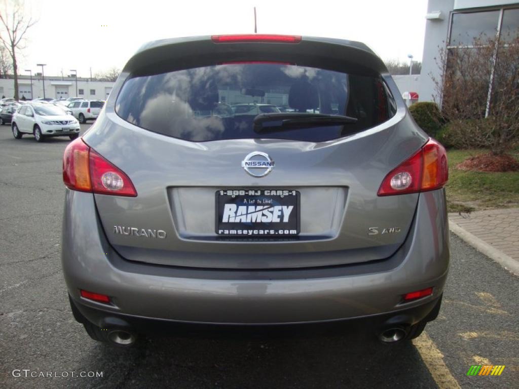 2009 Murano S AWD - Platinum Graphite Metallic / Black photo #5