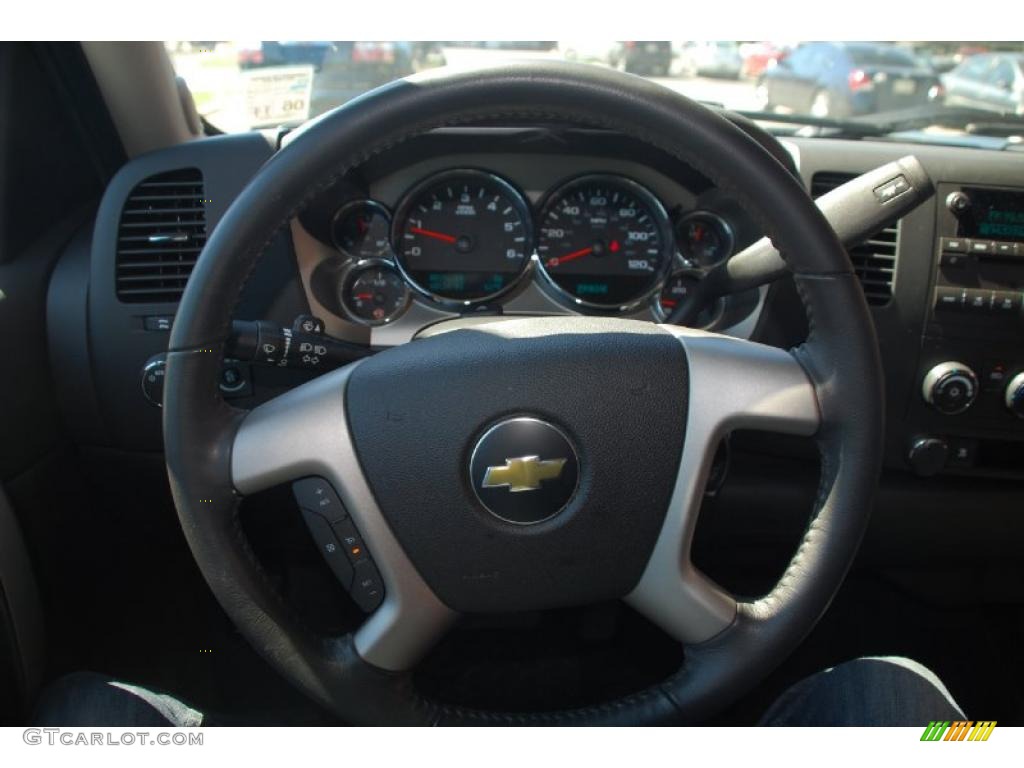 2009 Silverado 1500 LT Crew Cab - Blue Granite Metallic / Ebony photo #14