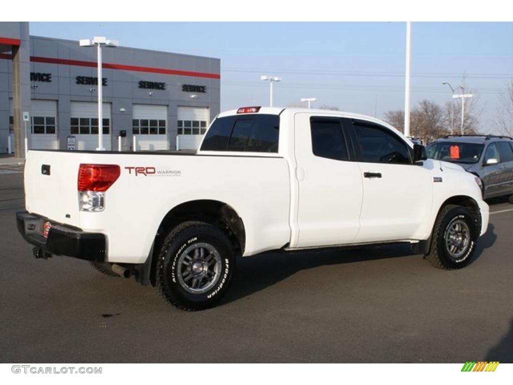 2010 Tundra TRD Rock Warrior Double Cab 4x4 - Super White / Black photo #2