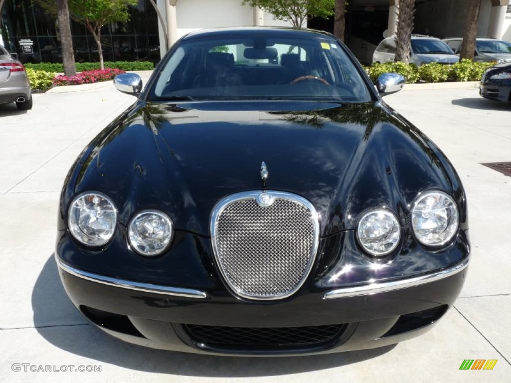 Ebony Black 2008 Jaguar S-Type 3.0 Exterior Photo #46712631