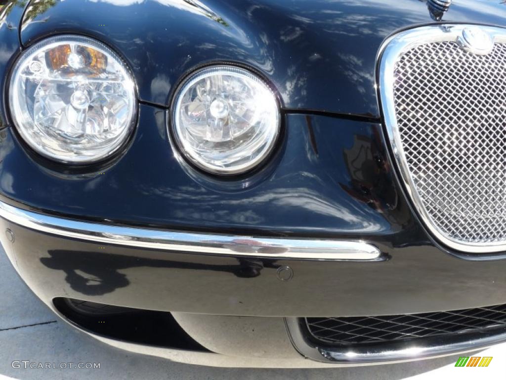 Ebony Black 2008 Jaguar S-Type 3.0 Exterior Photo #46712799