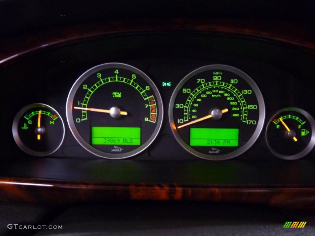 2008 Jaguar S-Type 3.0 Gauges Photo #46713078