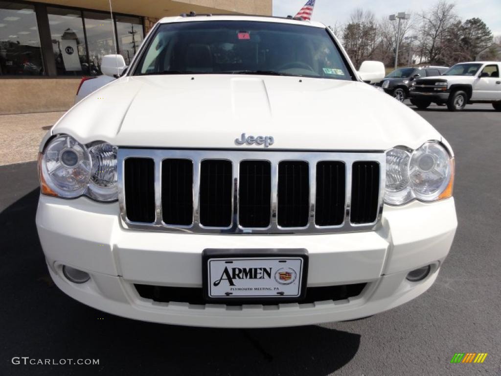 2008 Grand Cherokee Limited 4x4 - Stone White / Dark Khaki/Light Graystone photo #3