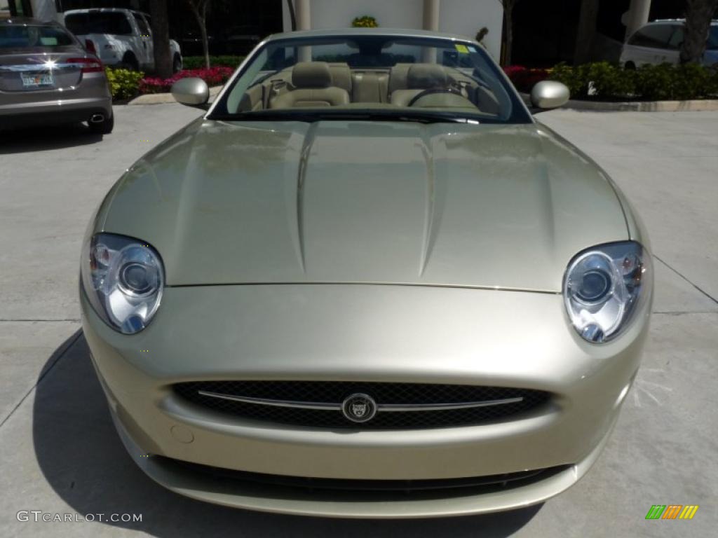 Winter Gold Metallic 2007 Jaguar XK XK8 Convertible Exterior Photo #46713123