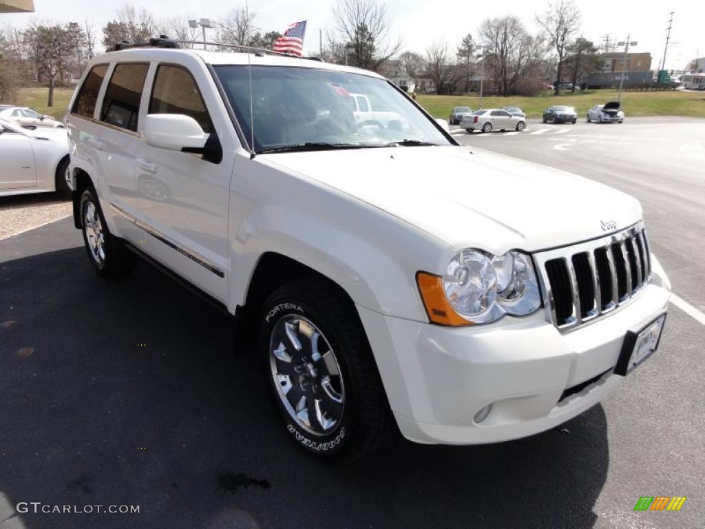2008 Grand Cherokee Limited 4x4 - Stone White / Dark Khaki/Light Graystone photo #4
