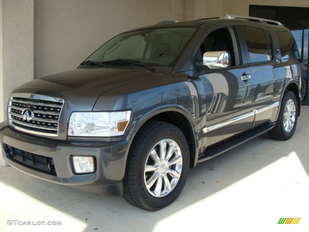 Silver Graphite 2010 Infiniti QX 56 4WD Exterior Photo #46713147