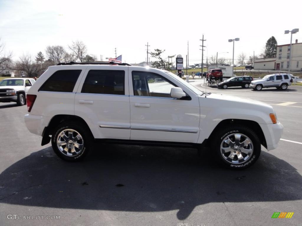 2008 Grand Cherokee Limited 4x4 - Stone White / Dark Khaki/Light Graystone photo #7