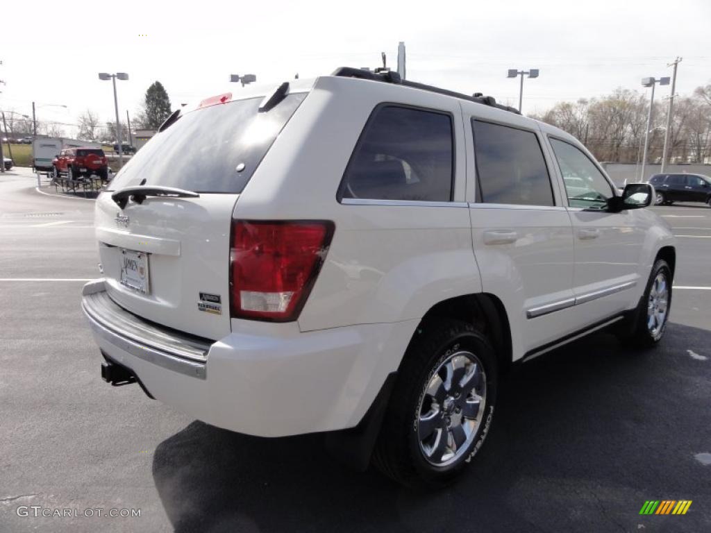 2008 Grand Cherokee Limited 4x4 - Stone White / Dark Khaki/Light Graystone photo #8