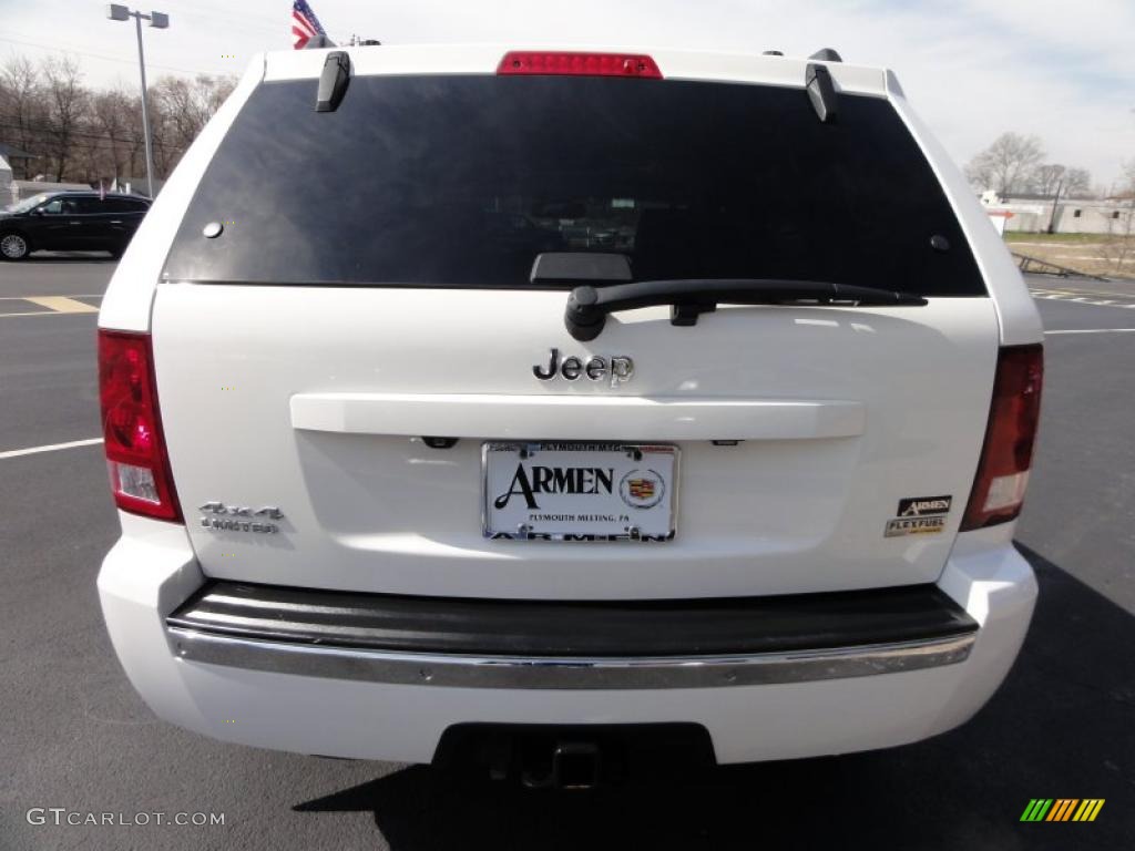 2008 Grand Cherokee Limited 4x4 - Stone White / Dark Khaki/Light Graystone photo #9