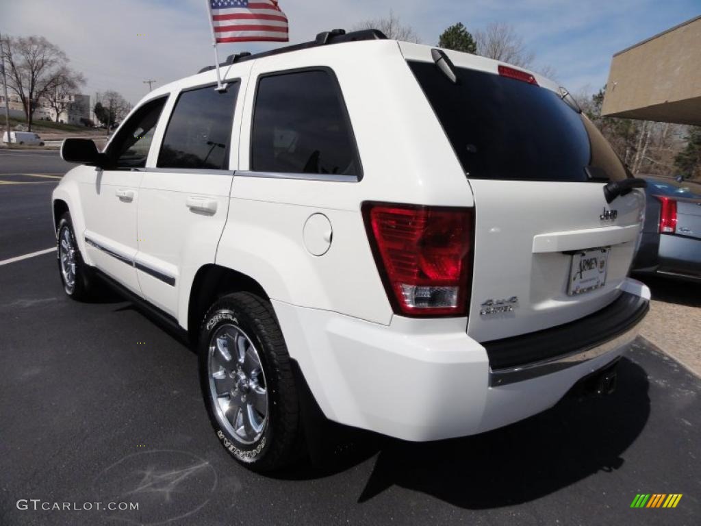 2008 Grand Cherokee Limited 4x4 - Stone White / Dark Khaki/Light Graystone photo #10
