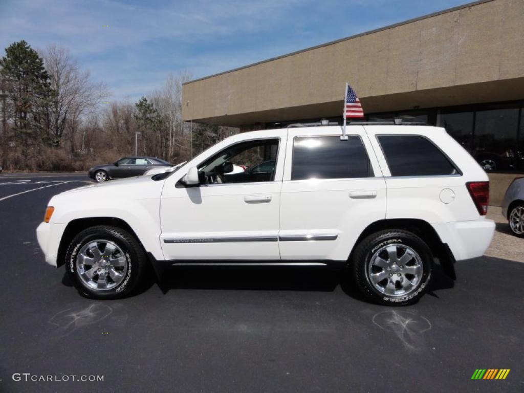 2008 Grand Cherokee Limited 4x4 - Stone White / Dark Khaki/Light Graystone photo #11
