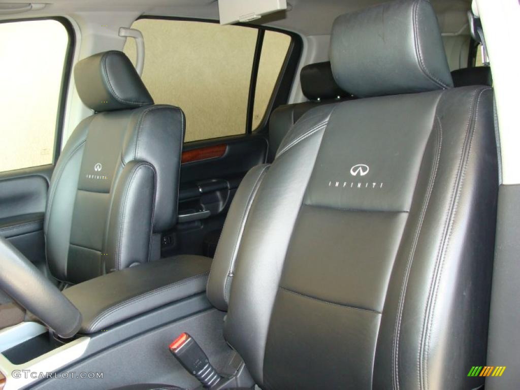 Graphite Interior 2010 Infiniti QX 56 4WD Photo #46713315