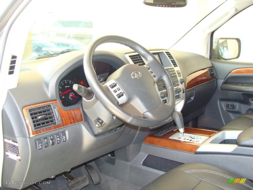 2010 Infiniti QX 56 4WD Graphite Dashboard Photo #46713330