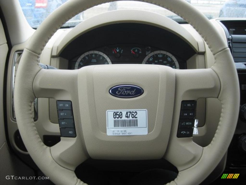 2011 Ford Escape Limited Camel Steering Wheel Photo #46714473