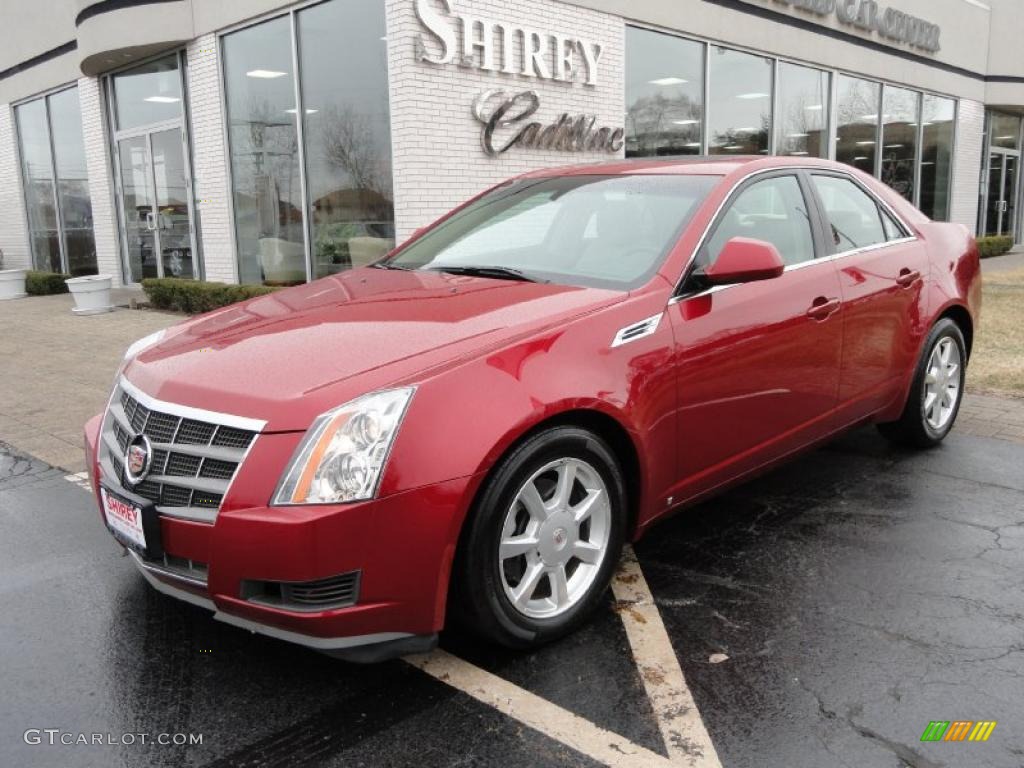 Crystal Red Cadillac CTS