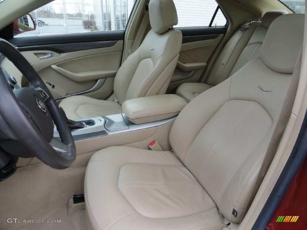 Cashmere/Cocoa Interior 2008 Cadillac CTS Sedan Photo #46714968