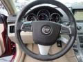 Cashmere/Cocoa 2008 Cadillac CTS Sedan Steering Wheel