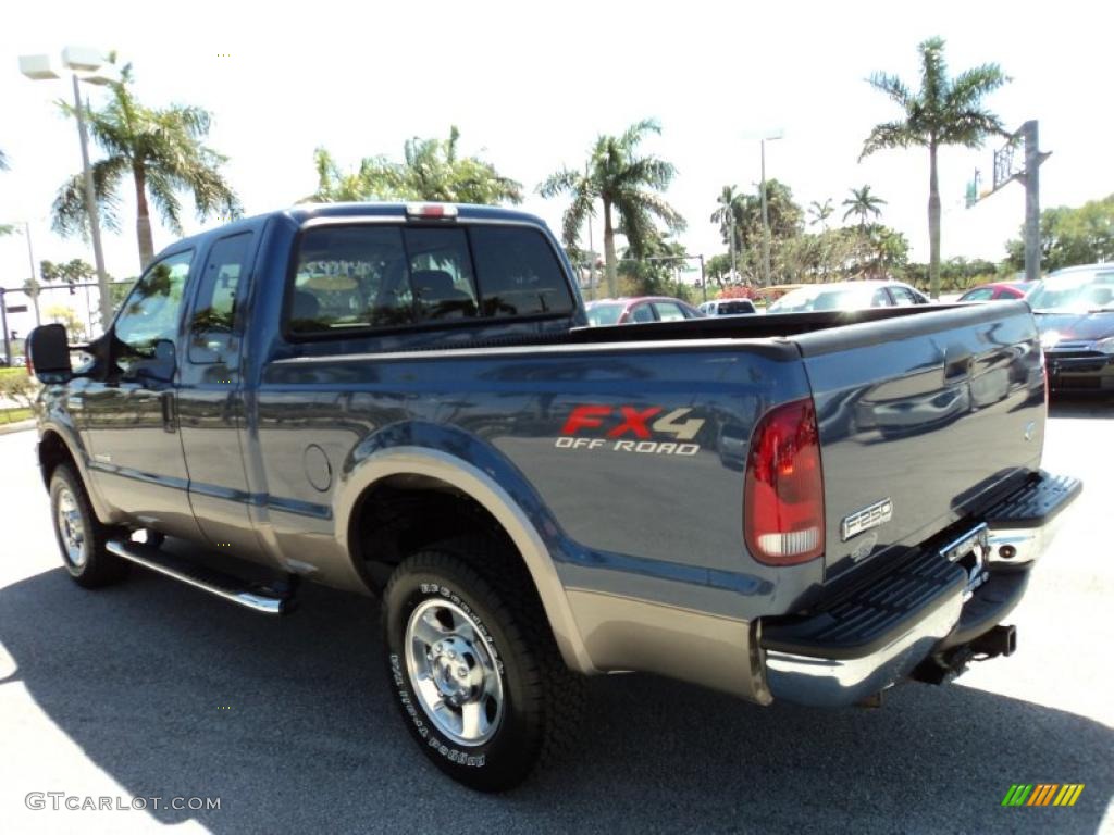 Medium Wedgewood Blue Metallic 2006 Ford F250 Super Duty Lariat SuperCab 4x4 Exterior Photo #46715667
