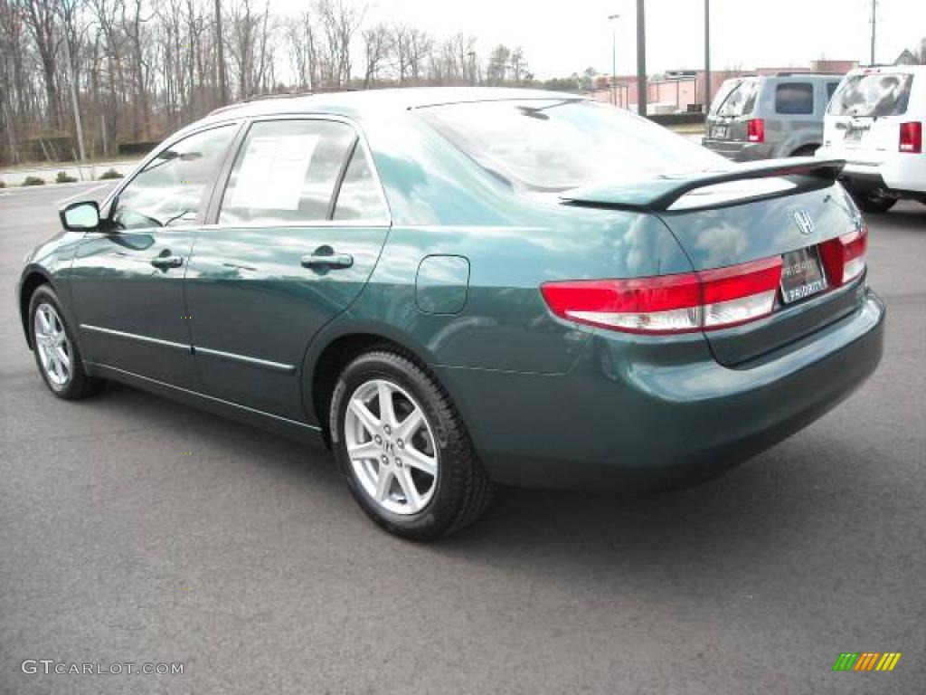 2003 Accord EX V6 Sedan - Noble Green Pearl / Ivory photo #4