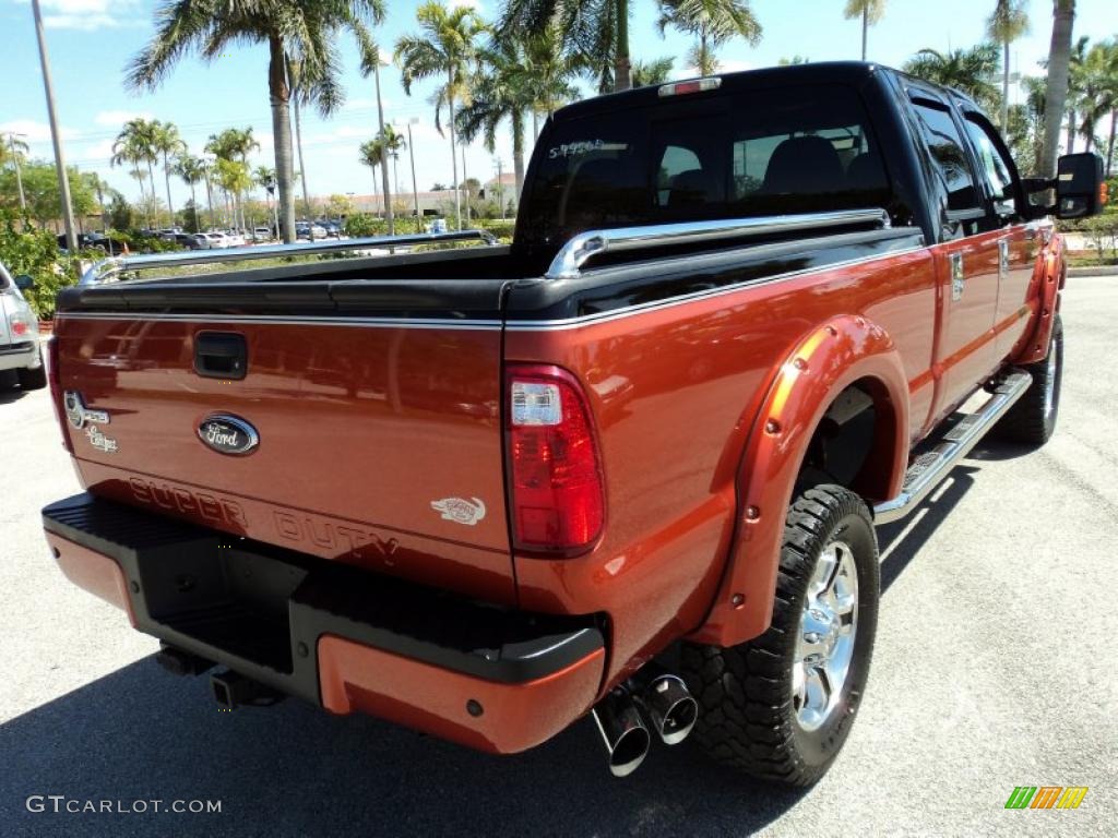 Black/Vintage Copper Two-Tone 2008 Ford F250 Super Duty Harley Davidson Crew Cab 4x4 Exterior Photo #46716087