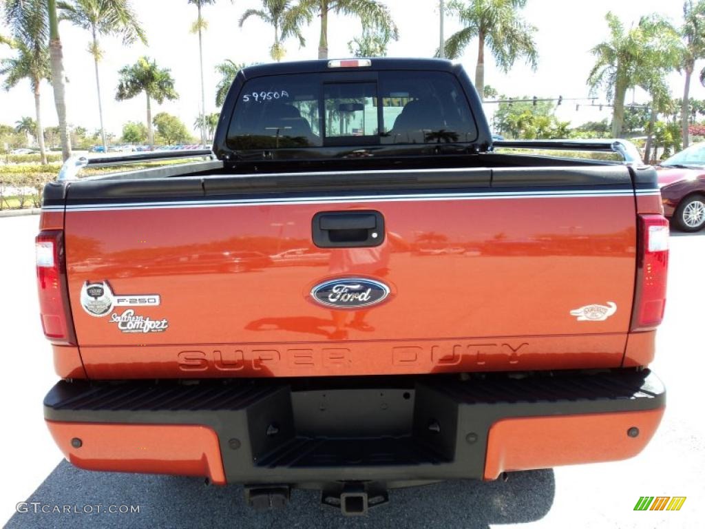 2008 F250 Super Duty Harley Davidson Crew Cab 4x4 - Black/Vintage Copper Two-Tone / Black/Dusted Copper photo #8