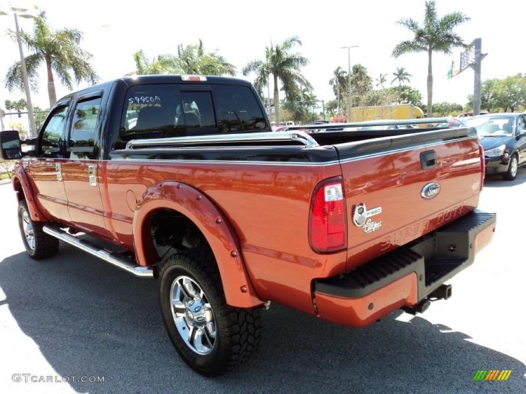 2008 F250 Super Duty Harley Davidson Crew Cab 4x4 - Black/Vintage Copper Two-Tone / Black/Dusted Copper photo #10