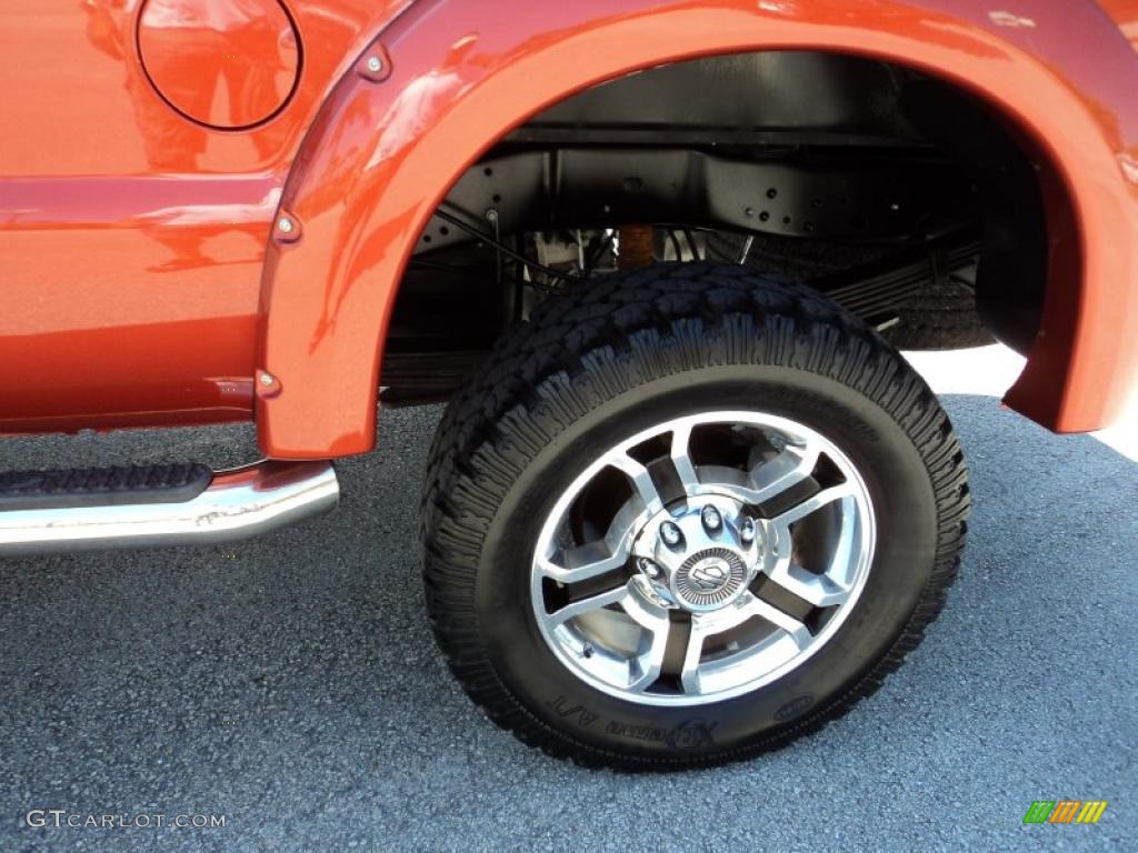 2008 F250 Super Duty Harley Davidson Crew Cab 4x4 - Black/Vintage Copper Two-Tone / Black/Dusted Copper photo #12
