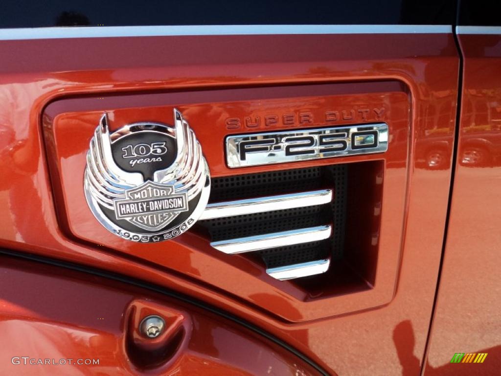 2008 Ford F250 Super Duty Harley Davidson Crew Cab 4x4 Marks and Logos Photo #46716213