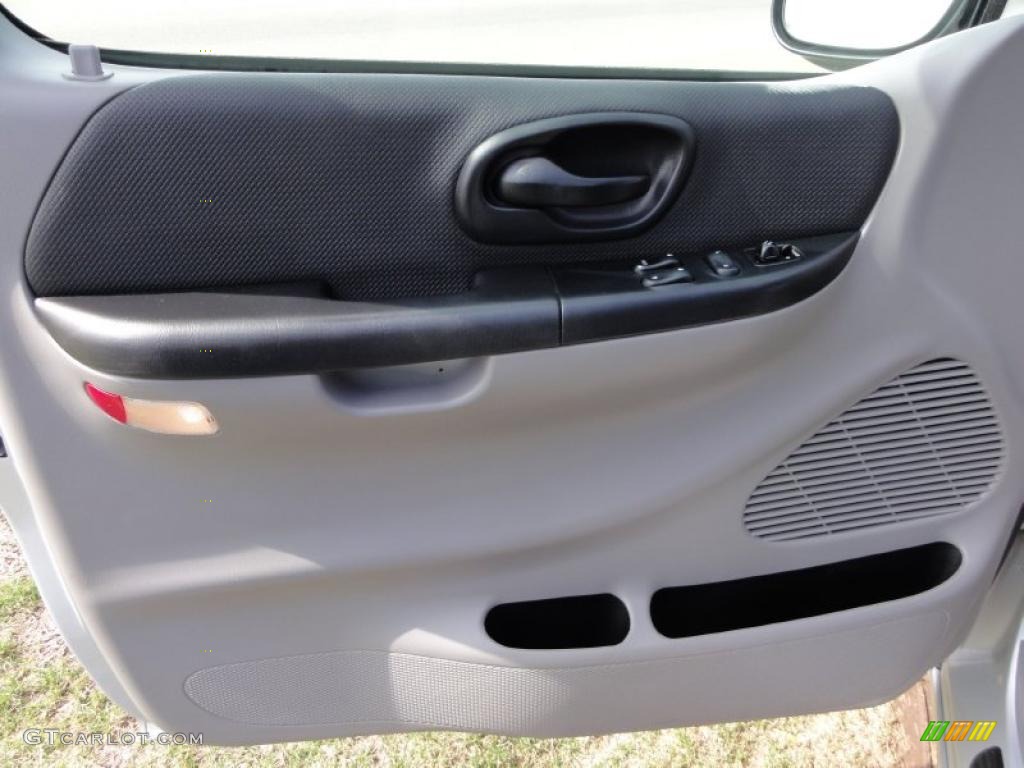 2000 Ford F150 SVT Lightning Dark Graphite Door Panel Photo #46716294