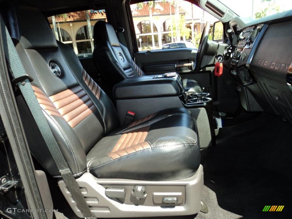 2008 F250 Super Duty Harley Davidson Crew Cab 4x4 - Black/Vintage Copper Two-Tone / Black/Dusted Copper photo #22