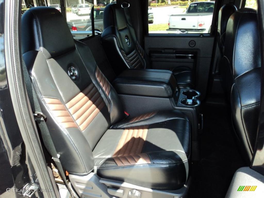2008 F250 Super Duty Harley Davidson Crew Cab 4x4 - Black/Vintage Copper Two-Tone / Black/Dusted Copper photo #24