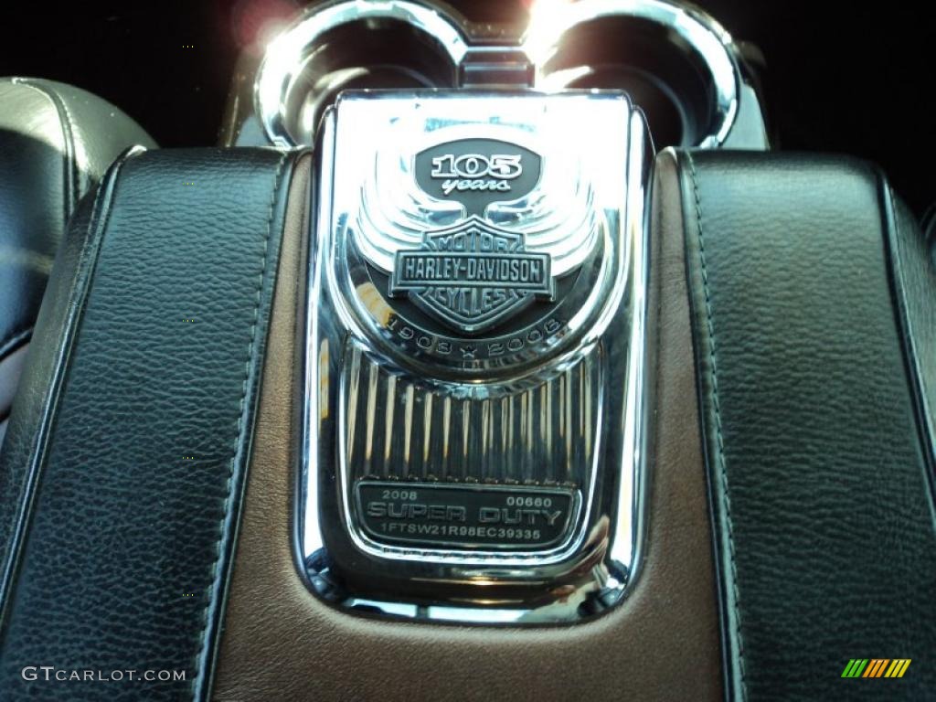 2008 F250 Super Duty Harley Davidson Crew Cab 4x4 - Black/Vintage Copper Two-Tone / Black/Dusted Copper photo #28