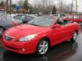 Absolutely Red 2005 Toyota Solara SLE V6 Convertible Exterior